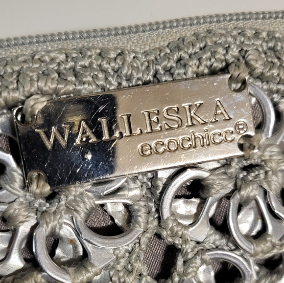 HANDMADE WALLESKA SODA TAB CLUTCH WRISTLET - Picture 4 of 9
